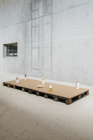 exhibition view, <i>on site hohenems</i>, group show, 2015